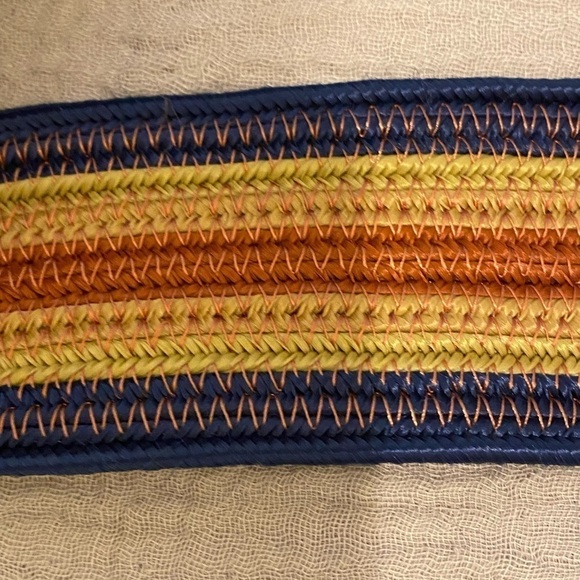 Zara colorful belt with wood buckle. Size 80 - Picture 8 of 13